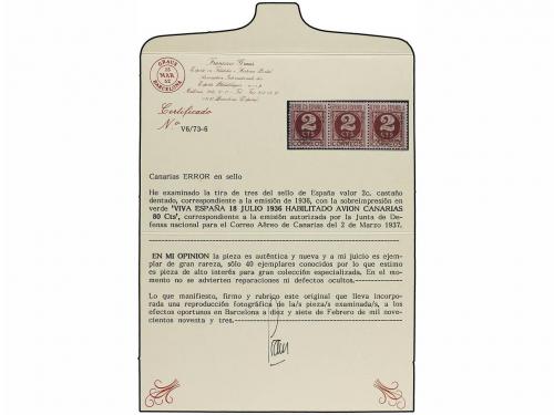 **/* ESPAÑA: CANARIAS. Ed. 9A (3). 1,25 pts. s. 2 cts. casta