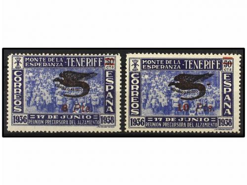 * ESPAÑA: CANARIAS. Ed. 59e, 60e. 6 y 10 pts. DRAGONES y VAL