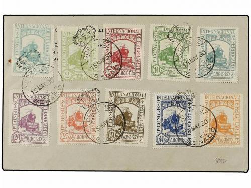 ✉ ESPAÑA. Ed. 469/82, 483/88. 1930. Serie de correo y aérea 