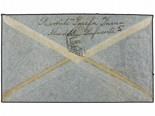 ✉ ESPAÑA. Ed. 772, 770 (3). 1939. MADRID a BUENOS AIRES. 1 p