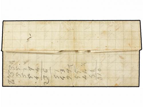 ✉ ESPAÑA. 1874 (12-Agosto). BARCELONA a IGUALADA. Circulada 