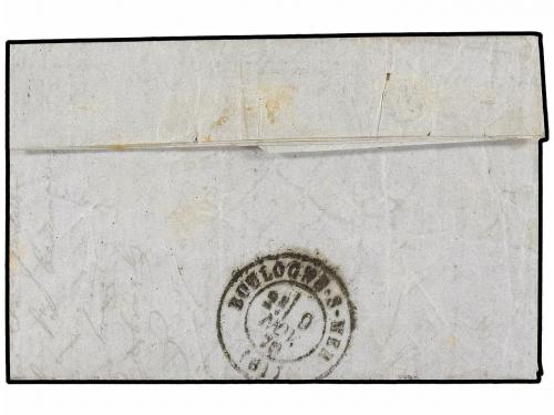 ✉ FRANCIA. 1870 (Nov. 7). PARIS to BOULOGNE SUR MER. BALLOON