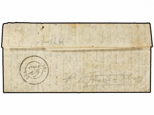 ✉ FRANCIA. 1870 (Sept. 27). PARIS to BROU. BALLOON "L'ETATS 