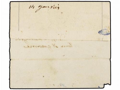 ✉ FRANCIA. 1871 (Jan. 14). PARIS to BEAUMONT. BALLOON "LE VA