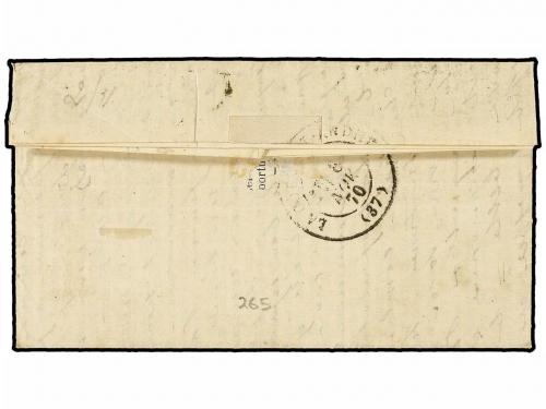 ✉ FRANCIA. 1870 (Nov. 2). PARIS to LA CÔTE ST. ANDRE. BALLOO