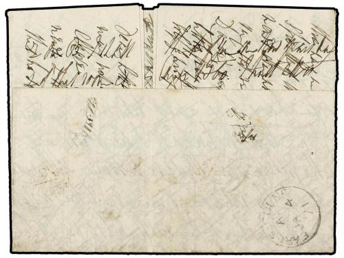 ✉ FRANCIA. 1870 (30 Dec.). PARIS to HALSTEAD (Great Britain)