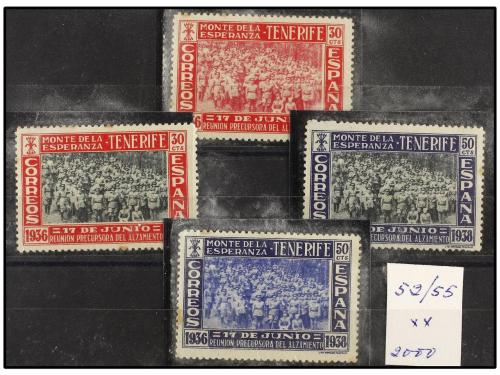 * ESPAÑA. Ed. 1/61. JUEGO COMPLETO sin las HB y sin los "A" 