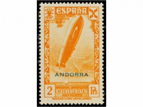 ** ANDORRA. Ed. B-1/6. SERIE COMPLETA. LUJO. Cat. 485&euro;. 