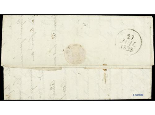 ✉ ESPAÑA: PREFILATELIA. 1828 (11 Julio). EJÉRCITOS FRANCESES