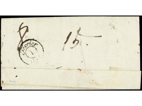 ✉ ESPAÑA: PREFILATELIA. 1826 (25-I). EJÉRCITOS FRANCESES. BA