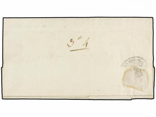 ✉ BELGICA. 1795. BRUXELLES a BRUGES. Carta completa con prec