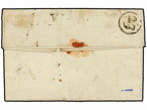 ✉ BELGICA. 1795. Au Camp d'EUDERNUK a PARIS. Carta completa 