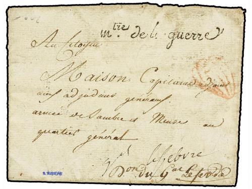 ✉ FRANCIA. (1795 ca.). Envuelta sin texto dirigida al Quarti