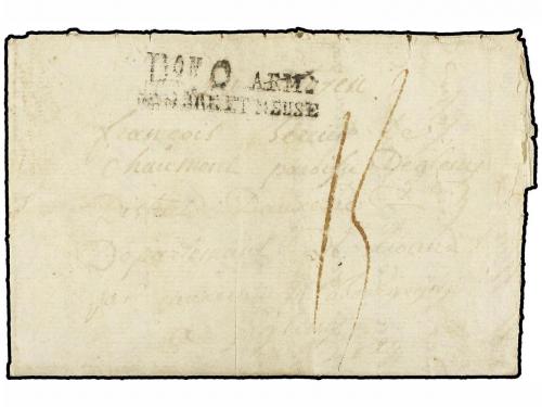 ✉ ALEMANIA. 1796. ELSENBERG to FRANCE. Entire letter with Do