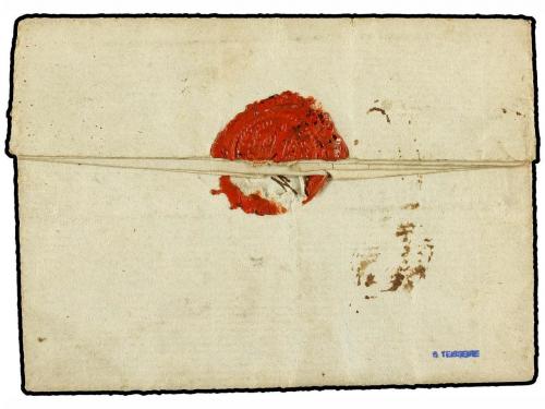 ✉ ALEMANIA. 1797. MOMUBACK to FRANCE. Entire letter with ARM