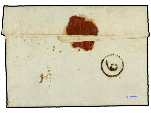 ✉ ALEMANIA. 1798. BLANCKEINEM to FRANCE. Entire letter with 