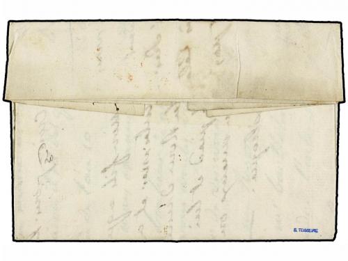 ✉ ALEMANIA. 1805. HANNOVER to METZ. Entire letter with red B