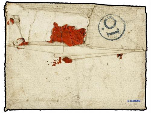 ✉ ALEMANIA. 1795. OPPENHEIM to FRANCE. Entire letter with AR