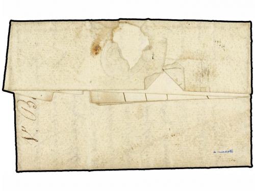 ✉ ITALIA. 1801. MILÁN a FRANCIA. Carta completa. Marca ARMEE