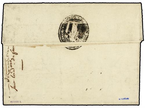 ✉ FRANCIA. 1796. NICE a FREJUS. Carta completa con marca de 