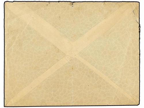 ✉ MARRUECOS. Ed. 45, 46. 1920. TETUAN a CEUTA. 3 mitades de 