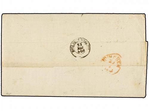 ✉ BELGICA. 1867. LIEGE to NIMEGUE (Holland). Folded letter f