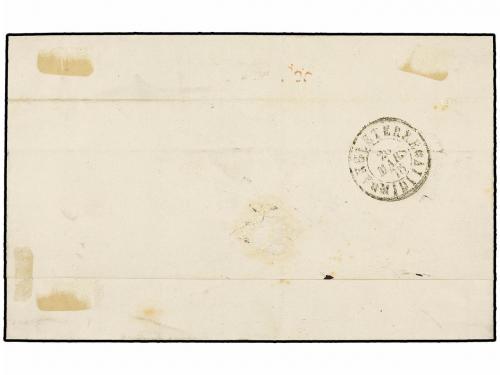 ✉ BELGICA. 1875. ANVERS to LONDON. Folded letter franked wit