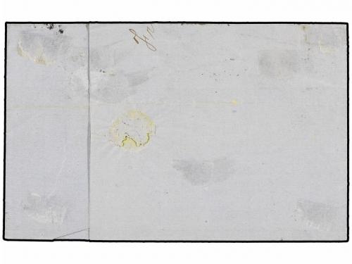 ✉ BELGICA. 1871. TOURNAY to CADIZ (Spain). Folded letter fra