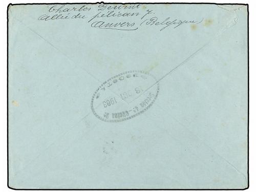 ¿ BELGICA. 1903. ANVERS to BOGOTA (Colombia). Envelope frank
