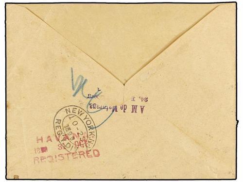 ¿ BELGICA. 1899. BRUXELLES to HABANA (Cuba). Envelope franke