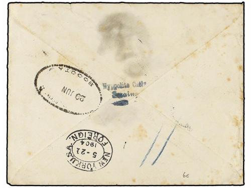 ✉ BELGICA. 1904. SERAING to BOGOTA (Colombia). Envelope fran