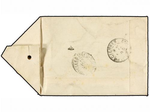 ¿ BELGICA. 1902. BRUXELLES to FRANCE. Envelope ECHANTILLON S