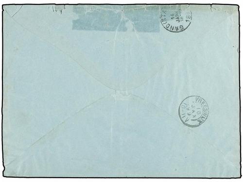¿ BELGICA. 1899. MAIRELBEKE to HOLLAND. Envelope VALEURS A R