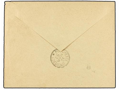 ¿ BELGICA. 1893. ANVERS to FRANCE. Envelope franked with 5 c