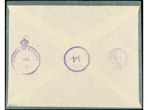 ✉ ERITREA. Sa. 05/01/2026. 1942. OCUP. BRITANICA. ASMARA a K