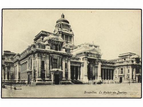 ¿ BELGICA. 1907. Postacard franked with 5 cts. green, tied b