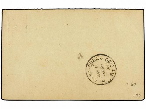 ✉ BELGICA. 1904. WASSEIGES to LA HAVANA (Cuba). 10 + 10 cts.