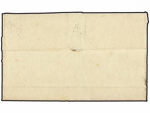✉ BELGICA. 1860. Cover from FRANCE to SAINT FRANÇOIS (Guadel