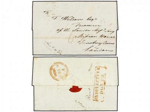 ✉ MAURICIO. 1836. PORT LOUIS to LONDON. Entire letter, text 