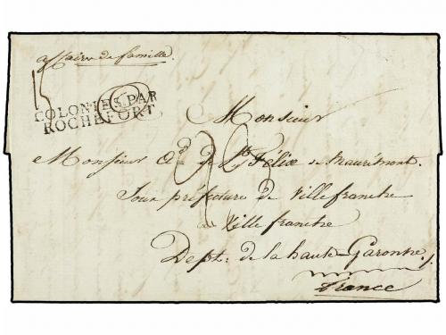 ✉ MAURICIO. 1817 (March 22). SAVANNE. ILE MAURICE to VILLEFR