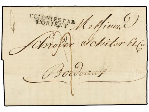 ✉ MAURICIO. 1802 (November 21). PORT N. E. ISLE DE FRANCE to