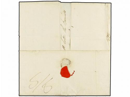 ✉ MAURICIO. 1838. PORT LOUIS to MAURITIUS. Entire letter, en