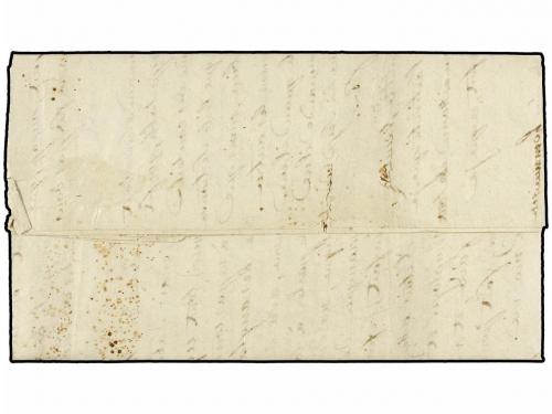 ✉ MAURICIO. 1815 (April 6). PORT LOUIS to ROCHEFORT. Entire 