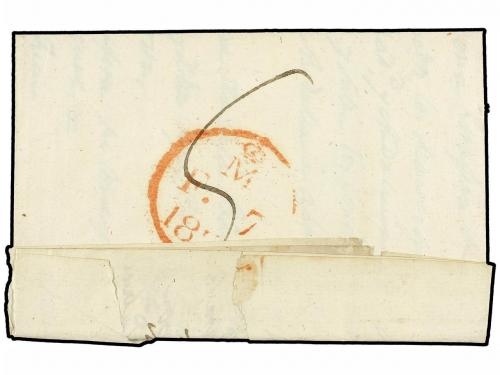 ✉ ESPAÑA: PREFILATELIA. 1831. MADRIDEJOS a MADRID. Marca MAD