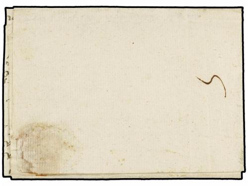 ✉ ESPAÑA: PREFILATELIA. 1844. RIEGO DE LOMBA a ZAMORA. Fecha