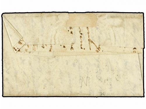 ✉ ESPAÑA: PREFILATELIA. 1841. PUEBLA DE SANABRIA a ZAMORA. M