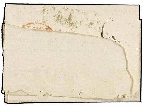 ¿ ESPAÑA: PREFILATELIA. 1831. SAHAGON a MADRID. Marca FRANCO