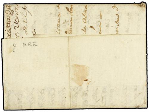 ✉ ESPAÑA: PREFILATELIA. (1820 CA.). VALLADOLID a LOGROÑO. Ca