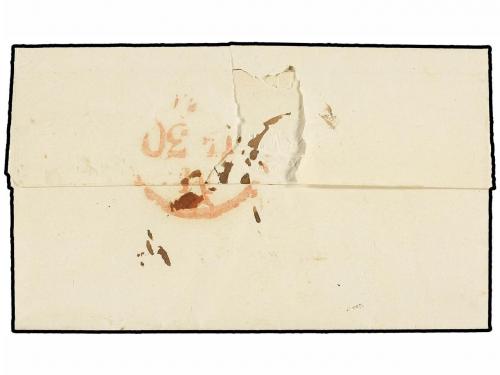 ¿ ESPAÑA: PREFILATELIA. 1846. AGUILAR DEL CAMPO a MADRID. Fe