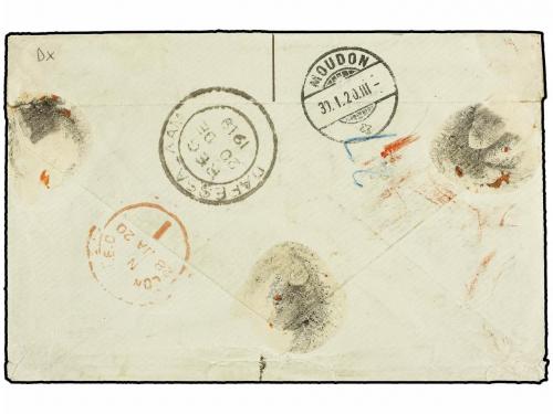 ✉ TANGANIKA. Sg. 55. 1919. DAR-ES-SALAAM to SWITZERLAND. 1 r